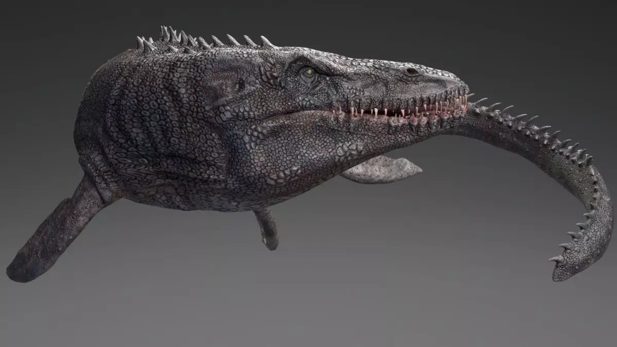 Dinosaur Mosasaurus - Sea Monster Series 4 Low-poly 3D model