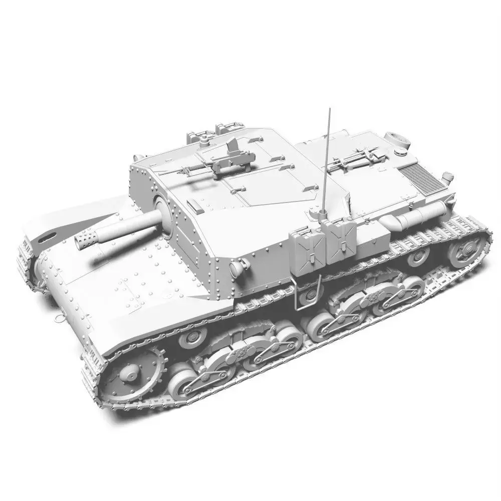 SemoventeM40 tank 3D model