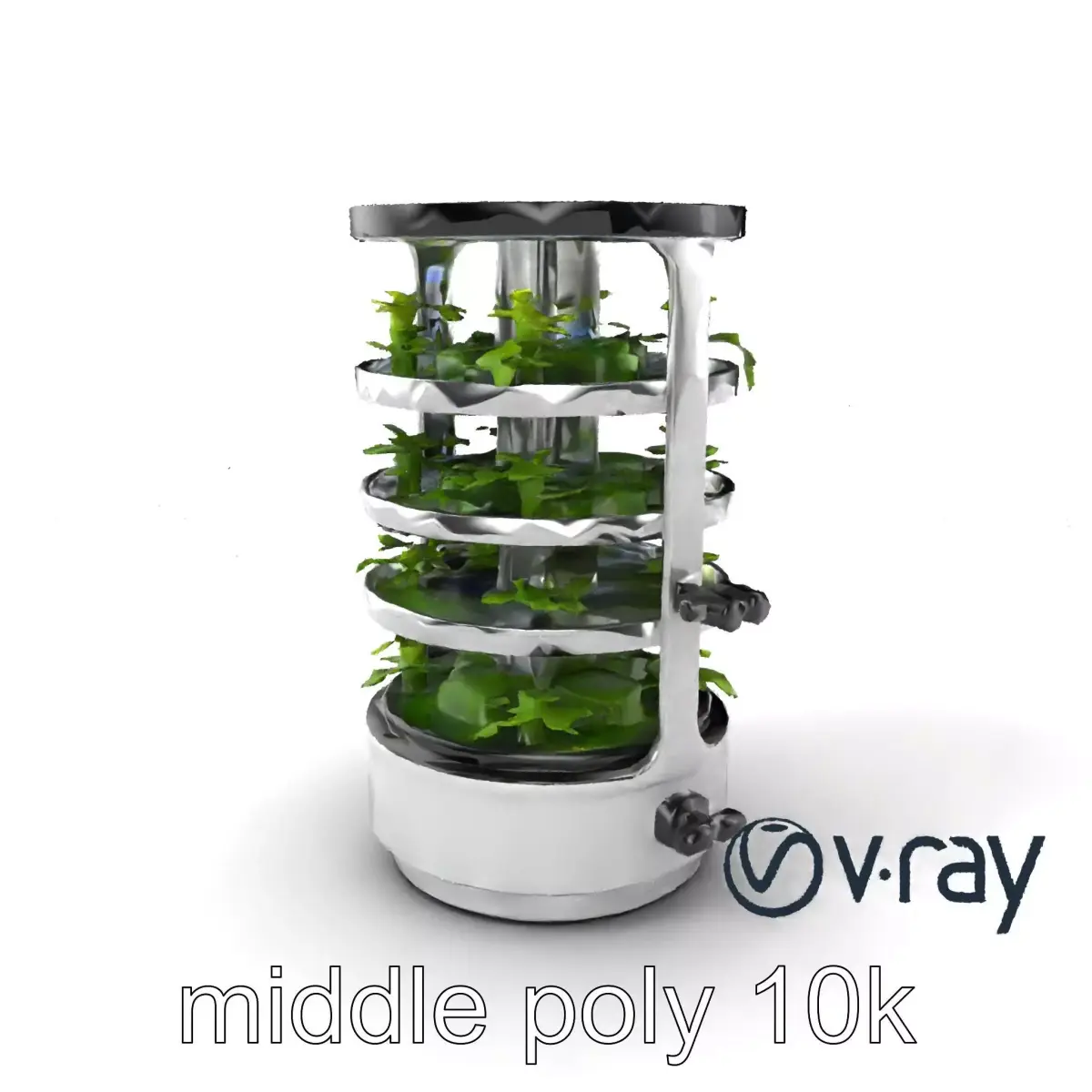 Stacked Crop Farming Cylinder Model Pack Low-poly 3D model
