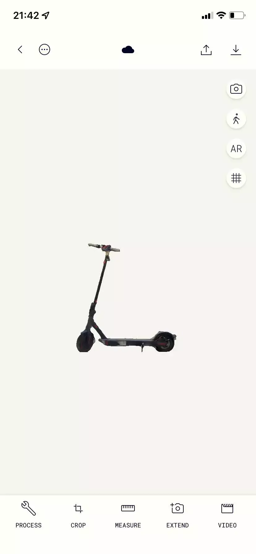 3D scan of e-scooter  3D model