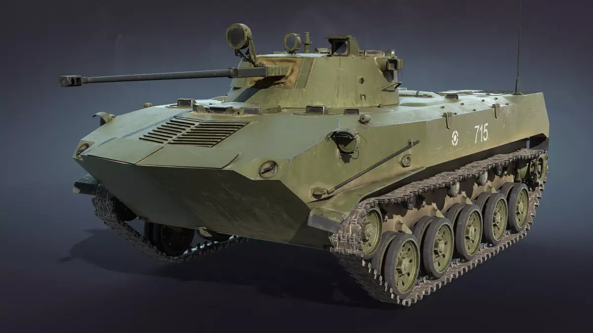 BMD-2 LOD1 Low-poly 3D model