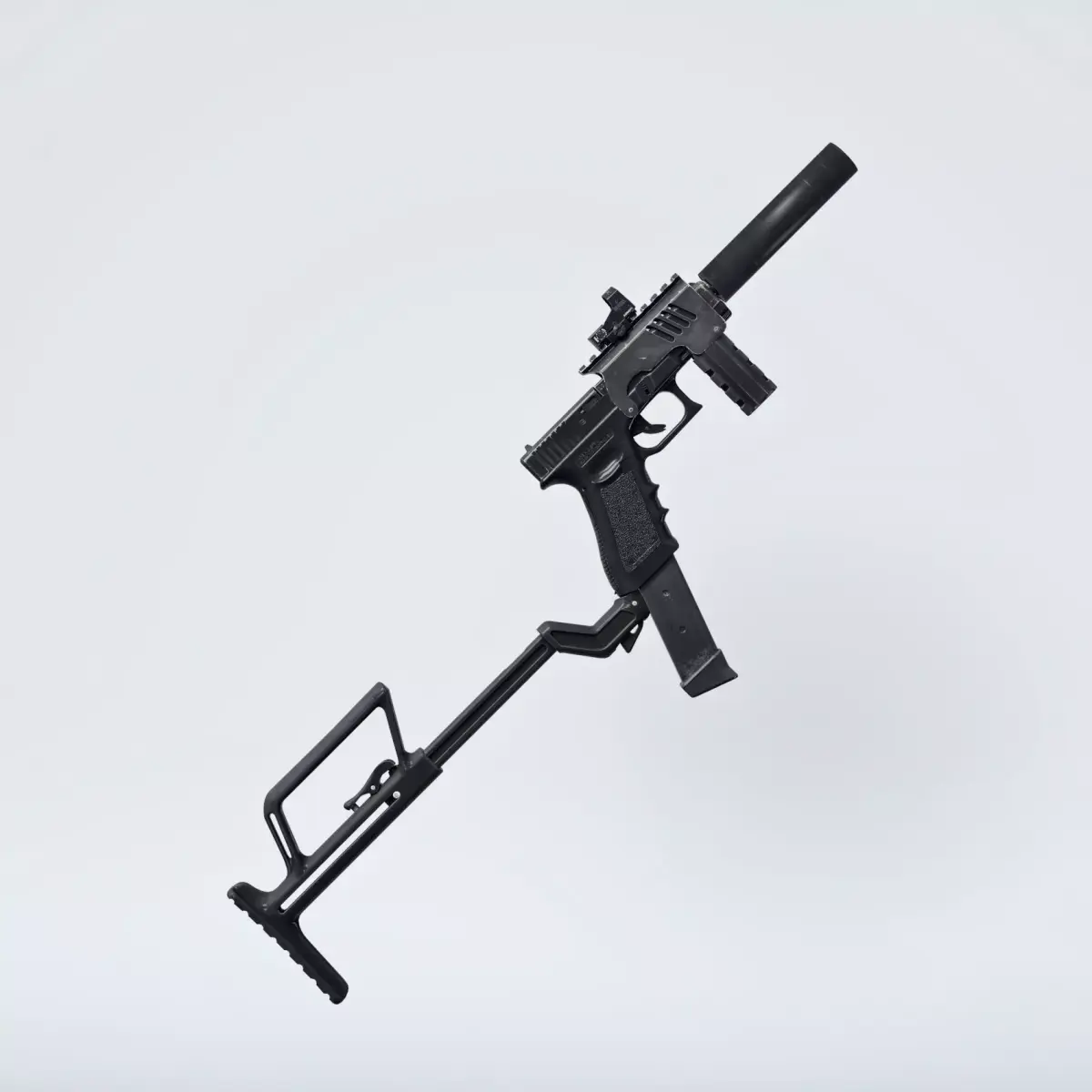 G18C Silenced Automatic Pistol TK for G8F and G9 3D model