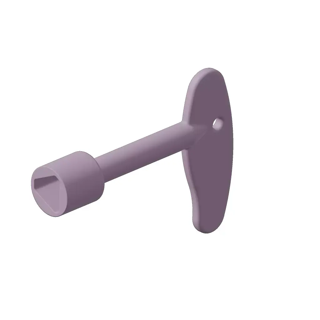 Plastic Elevator Triangle Spanner Toy 3D model