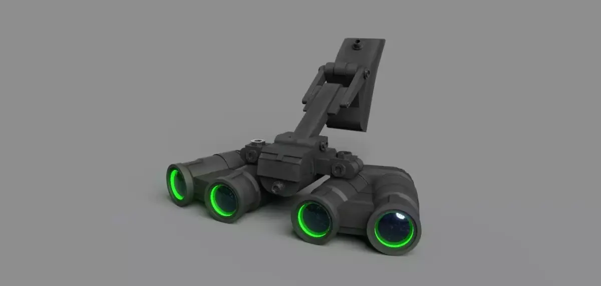 Night Vision Goggles 3d Model Low-poly 3D model