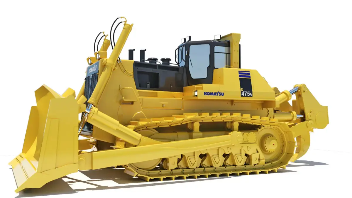 Bulldozer Komatsu D475A 3D model 3D model