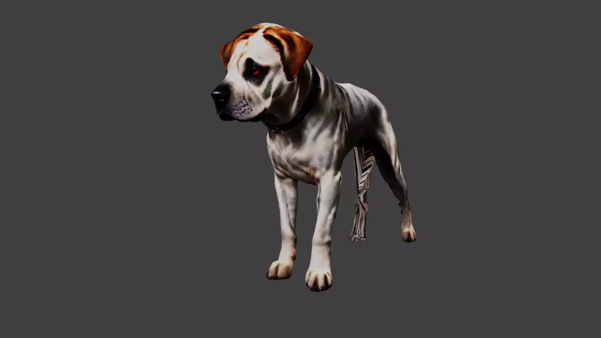 Dog Animal Low-poly 3D model buy