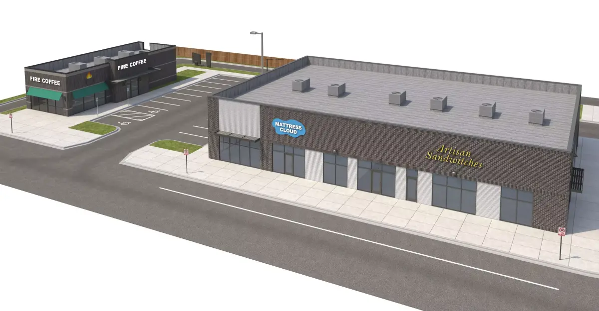 Retail-144 Retail Stores 3D model
