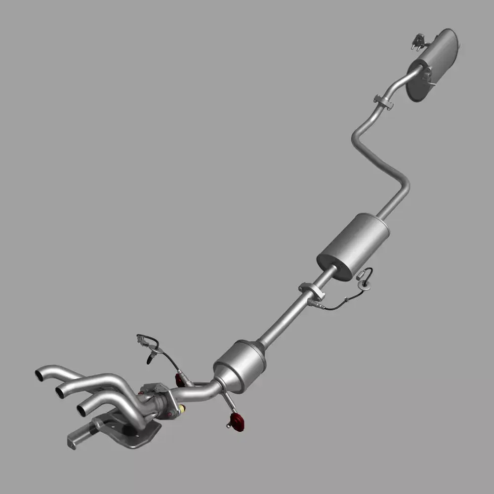 Car Exhaust System 3D model