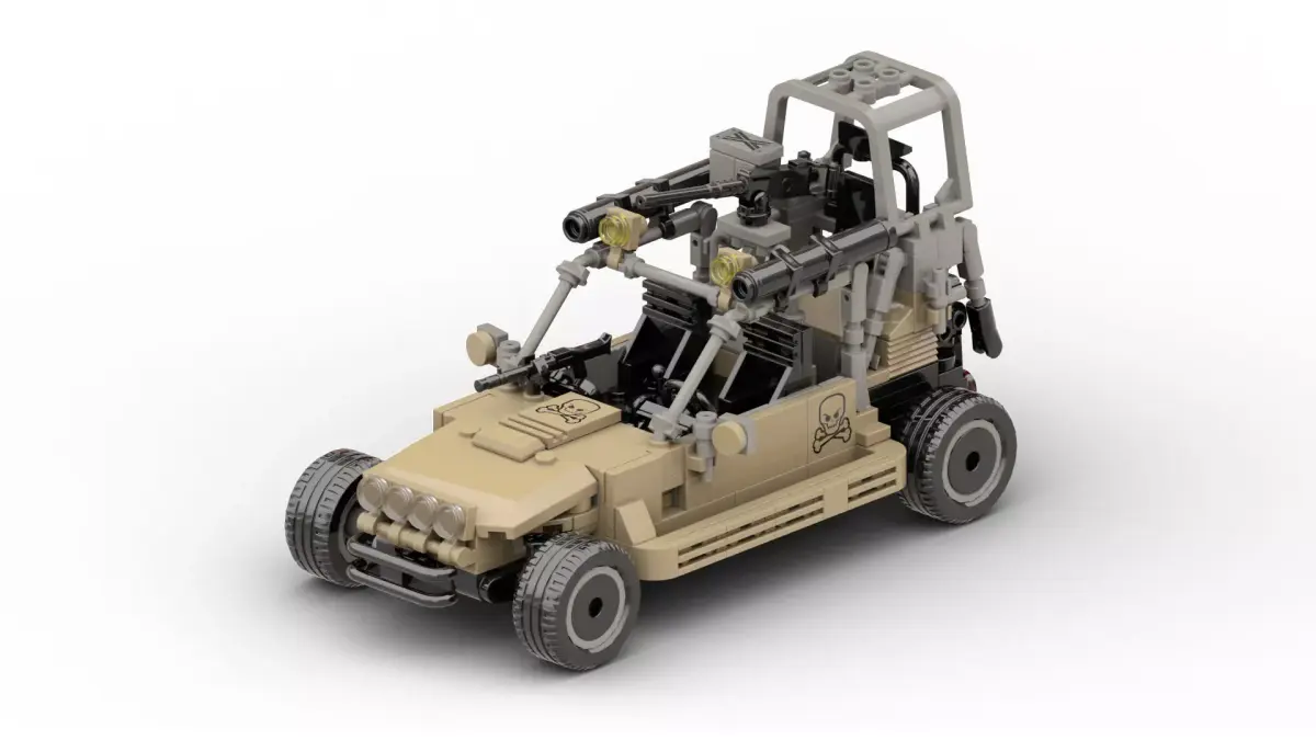 MocBricks3D - Lego Military Buggy 3D print model