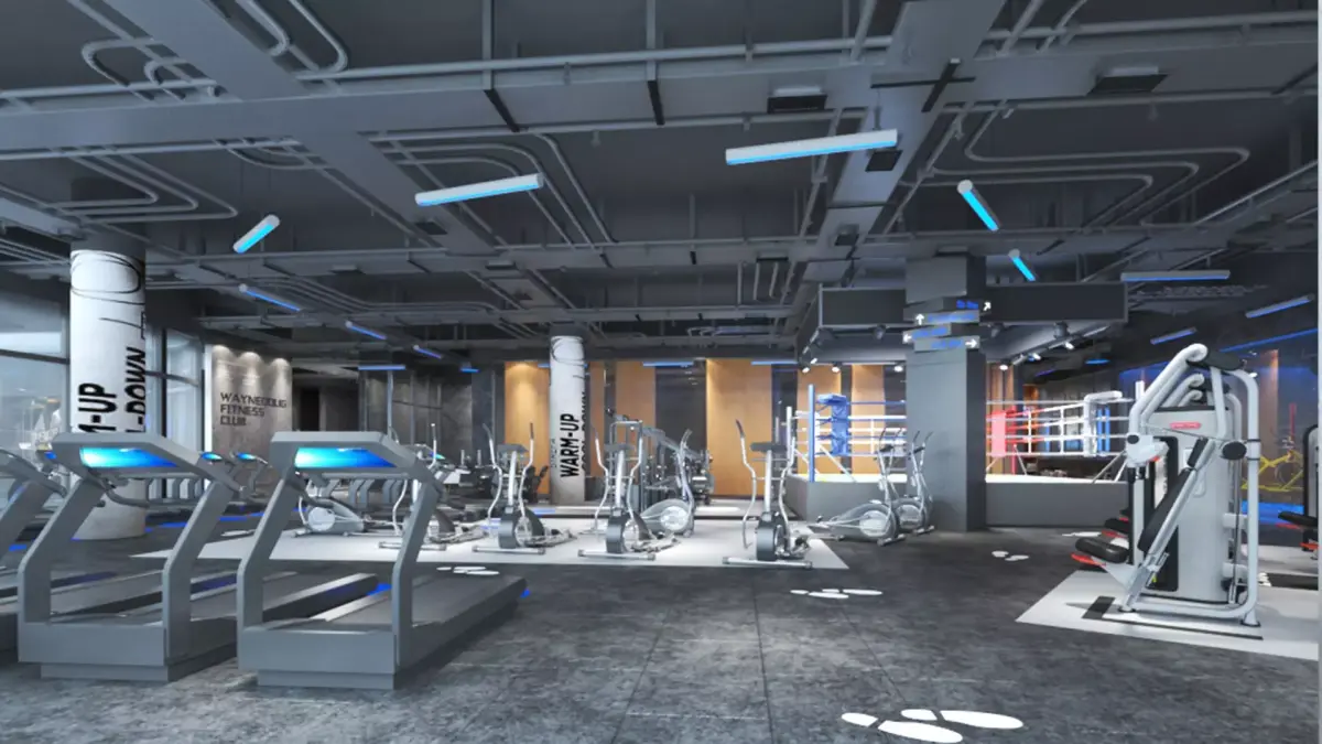Gym Club  13 3D model