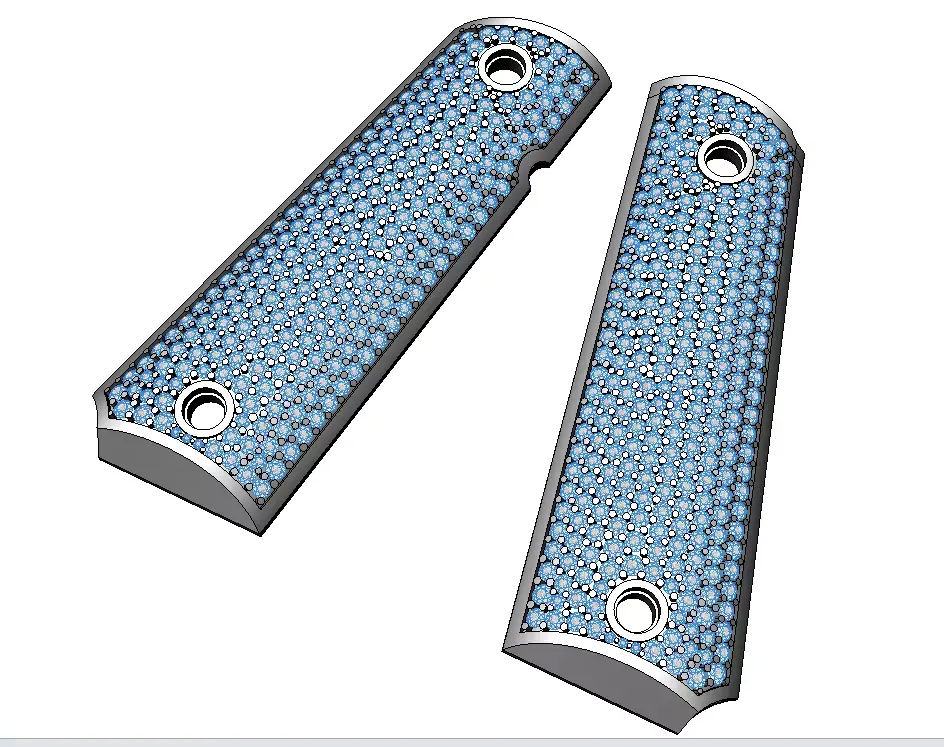 Colt 1911 grips 3D print model