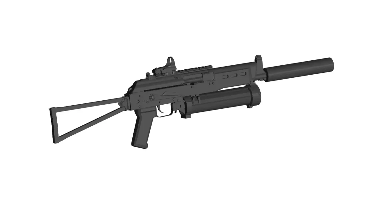 PP-19 Bizon 3D model
