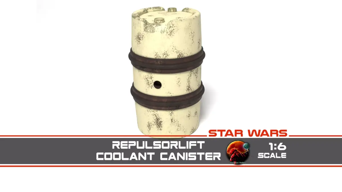 Repulsorlift Coolant Canister 1-6 scale Hottoys  3D print model