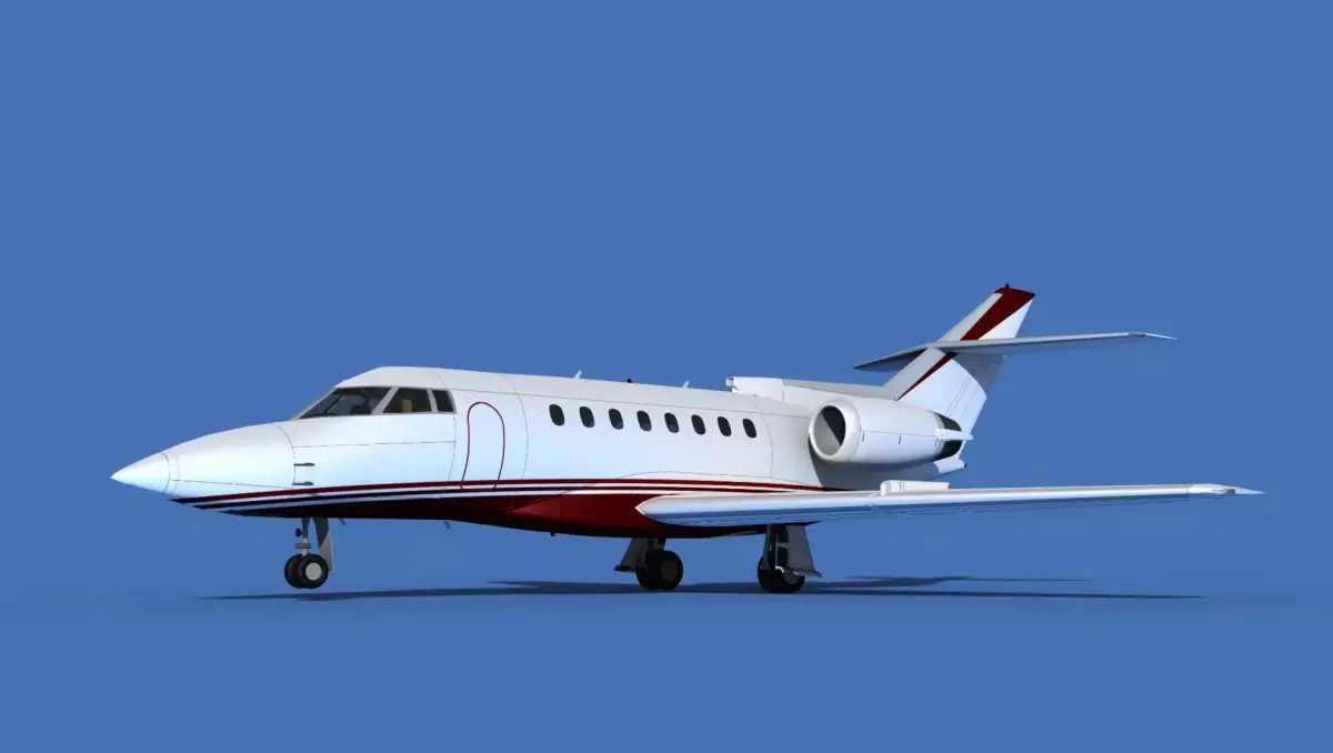 Hawker Siddley 1000 V11 3D model