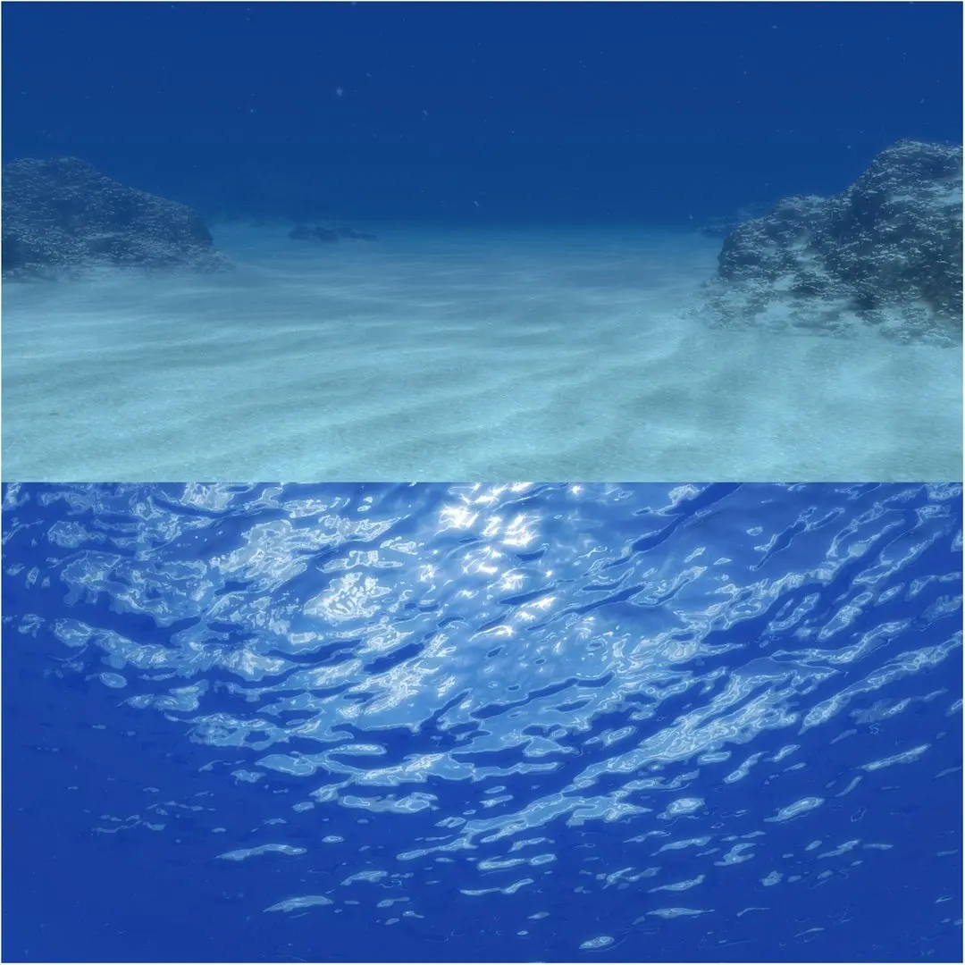 Underwater Scene Animated 3D model