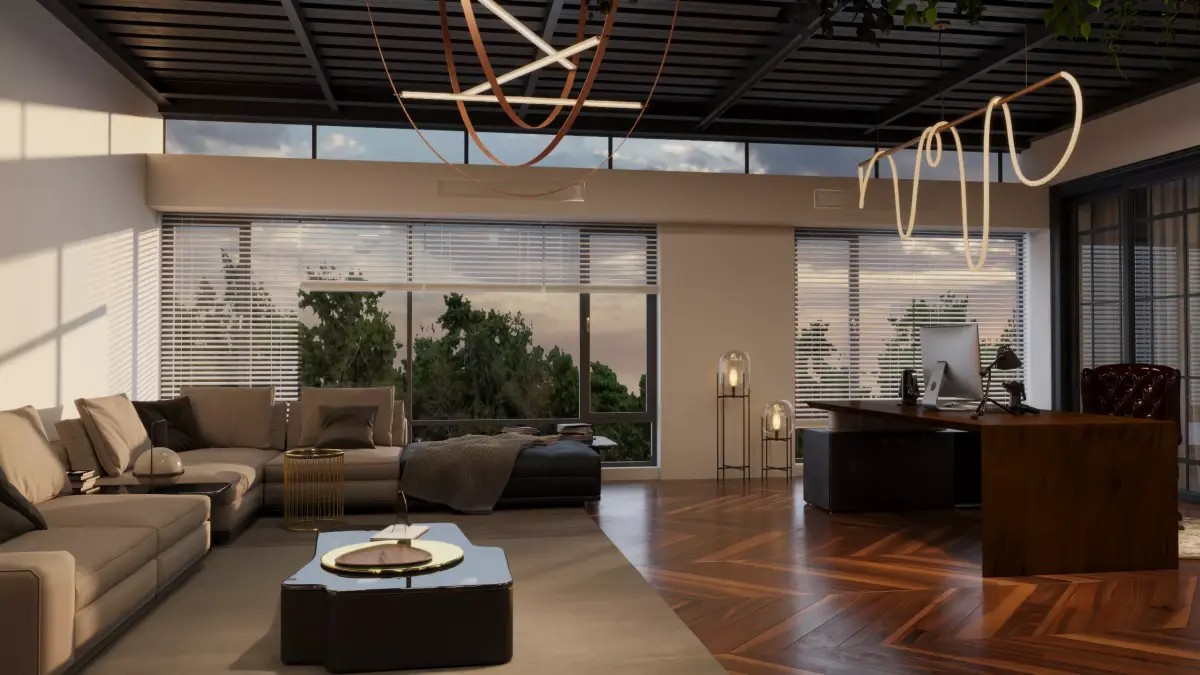 office Industrial Scene 3ds max  3D model