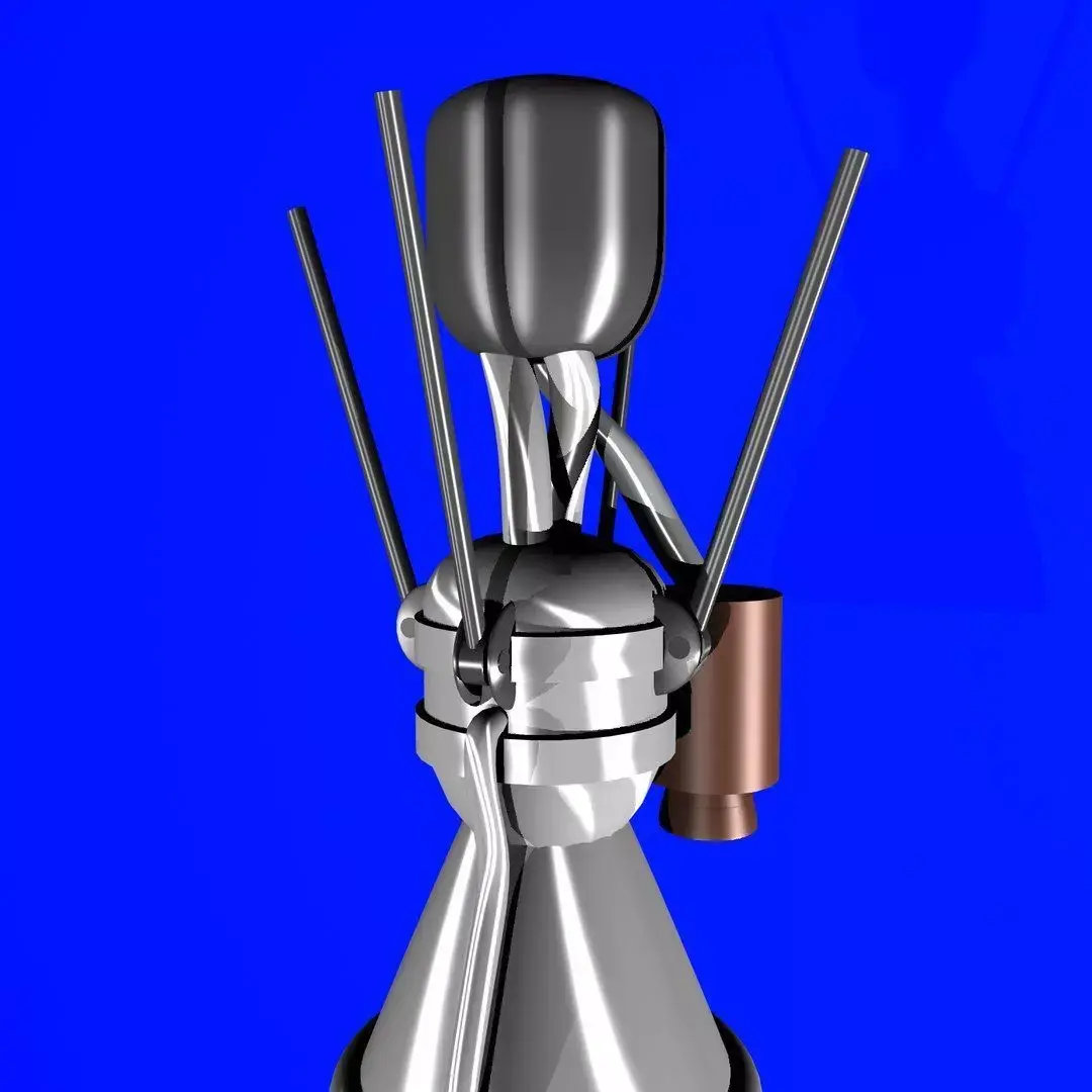 Rocket Engine 3D model get