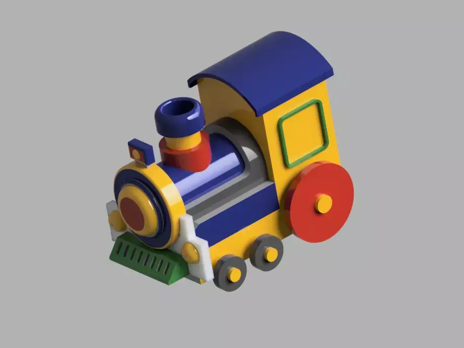 Toy Train 3D model purchase