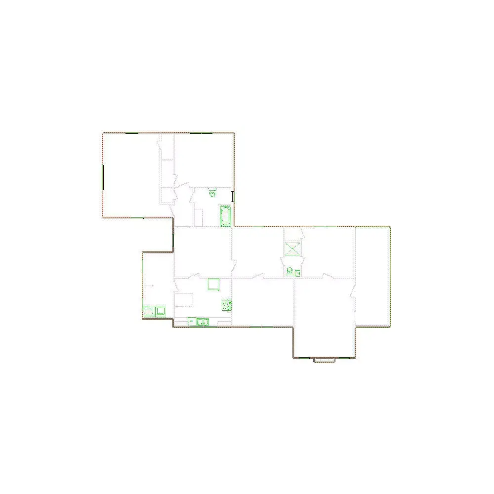 Simple Exterior Sketch by Interior - 1501-2000 SF - Xactimate 3D model