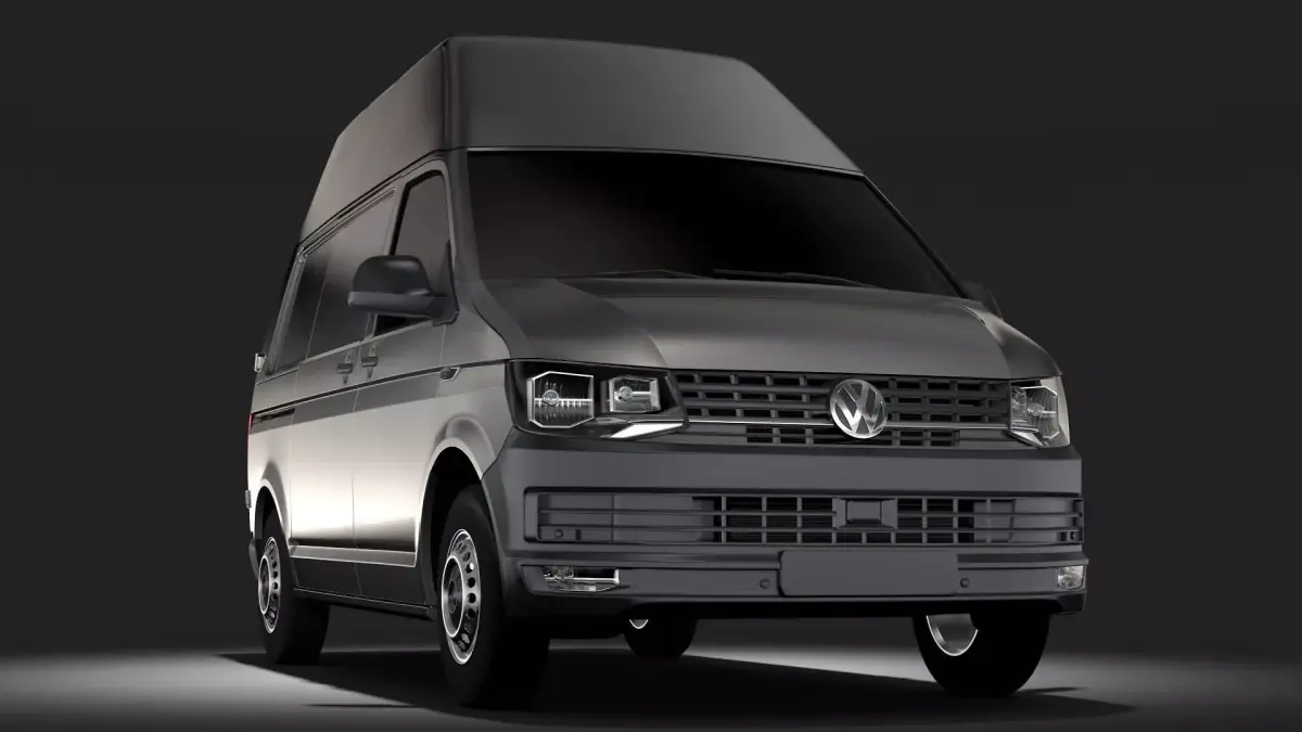 Volkswagen Transporter Van L1H3 T6 2017 3D model
