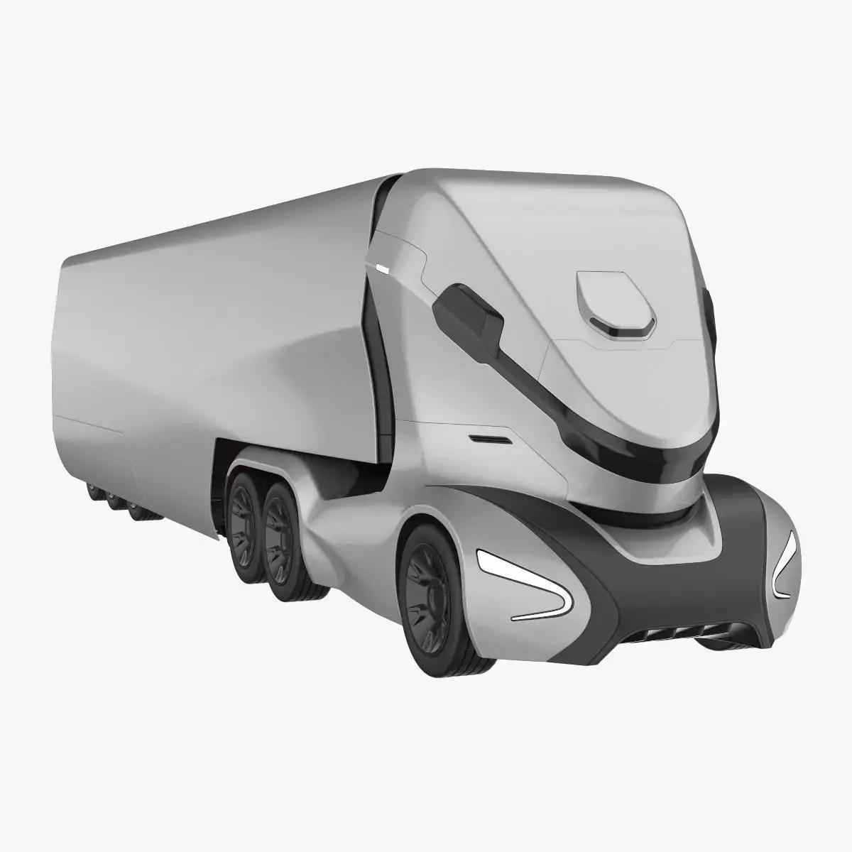Self-Driving Truck Concept 3D model