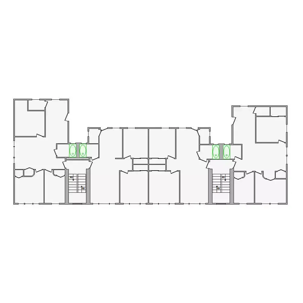 Commercial Interior Sketch - 9501-10000 SF - Xactimate 3D model