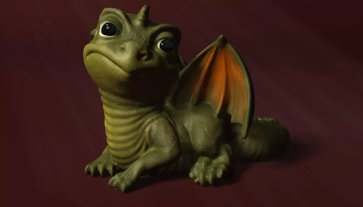 Baby Dragon 3D model buy