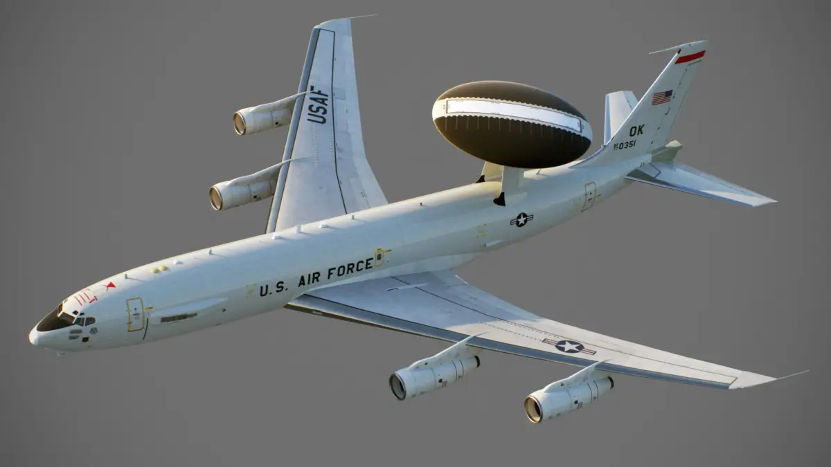 E-3 Sentry AEWC 3D model