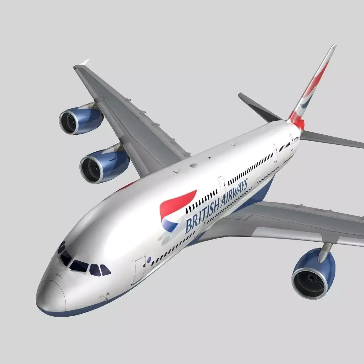 Airbus A-380  3D model