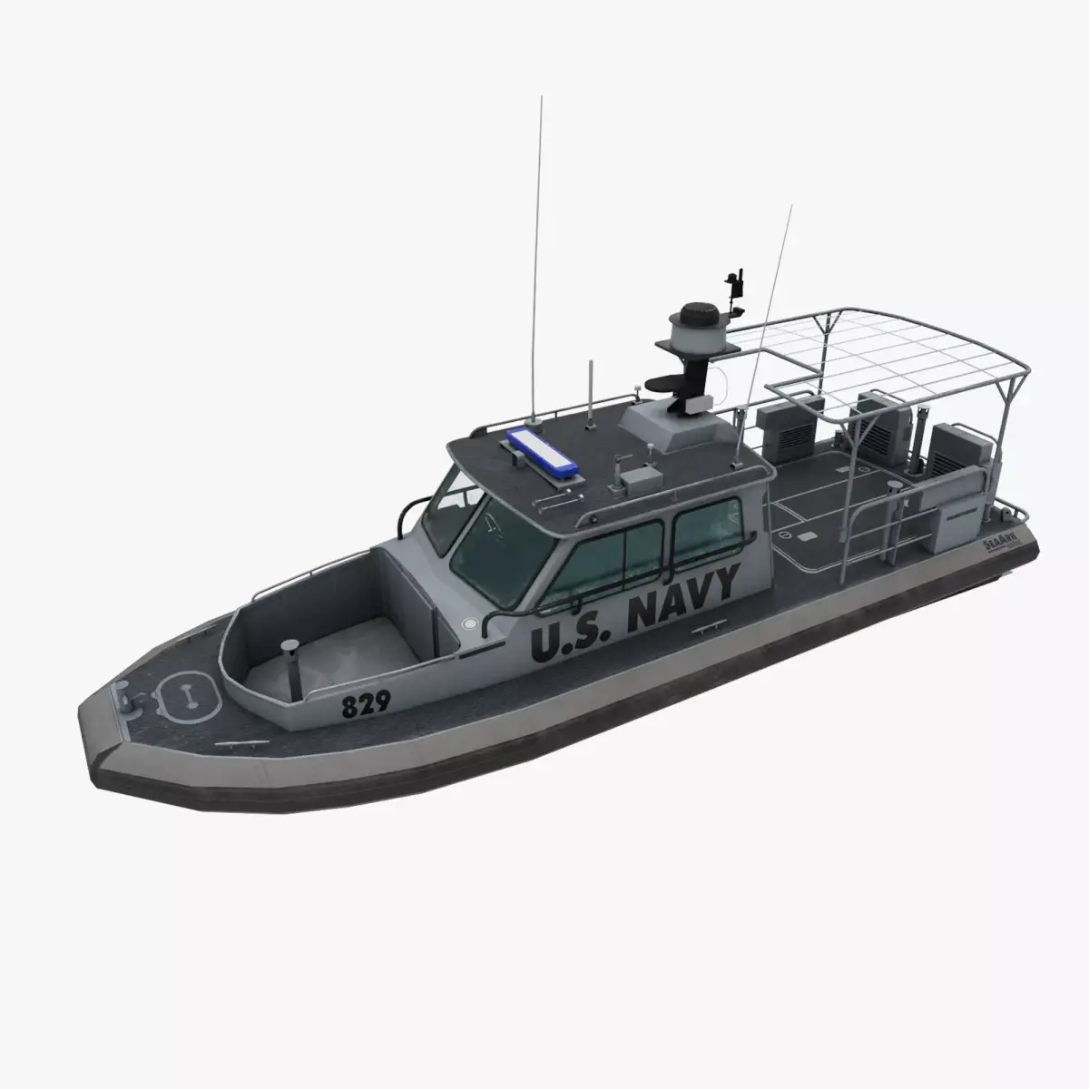  Sea Ark US Navy Low-poly 3D model