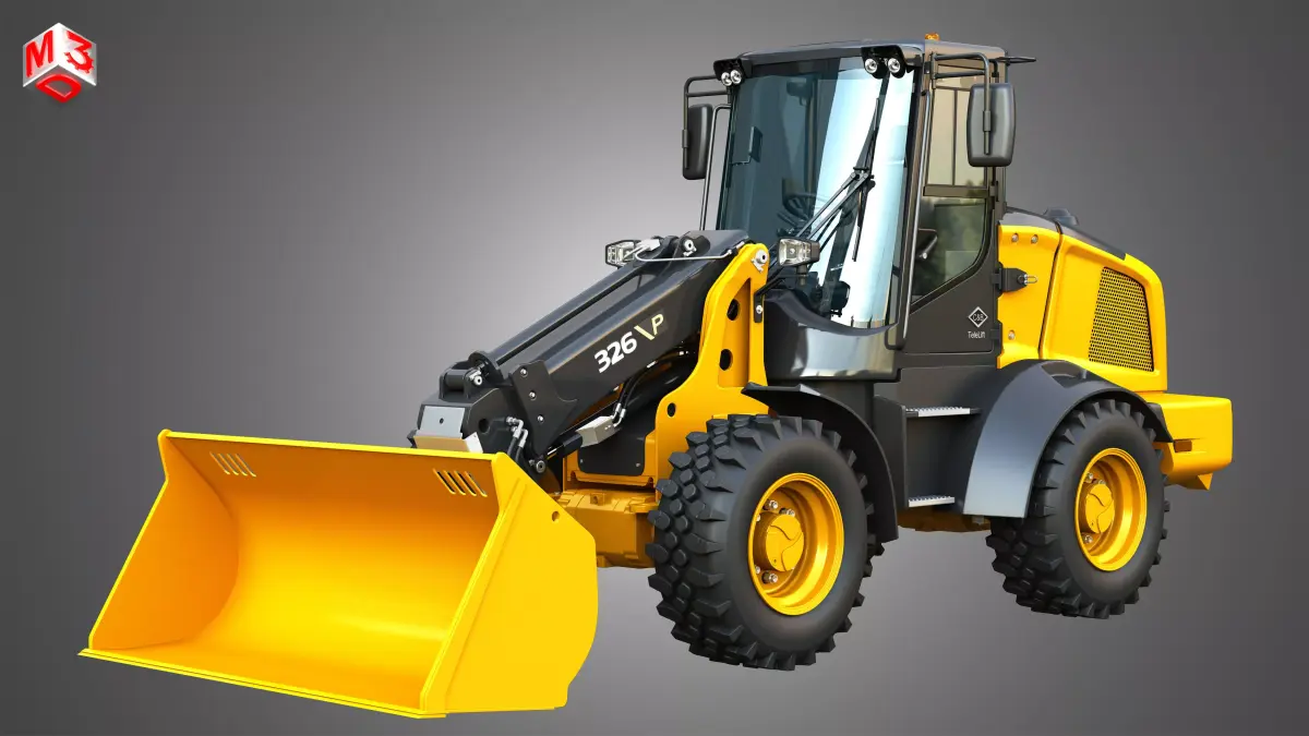 326 P-Tier Compact Wheel Loader - Bucket 3D model