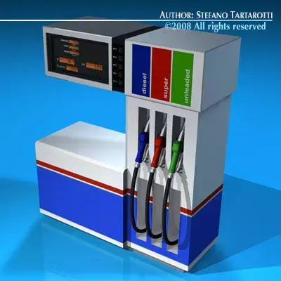 Gas pump2 3D model