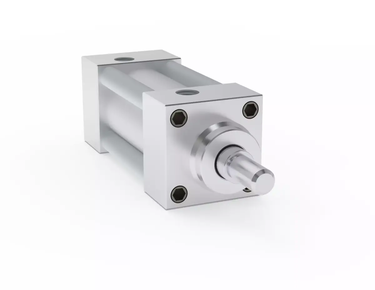 ISO 15552 Pneumatic Cylinder Bore 63mm Complete Stroke Series 3D Model Pack