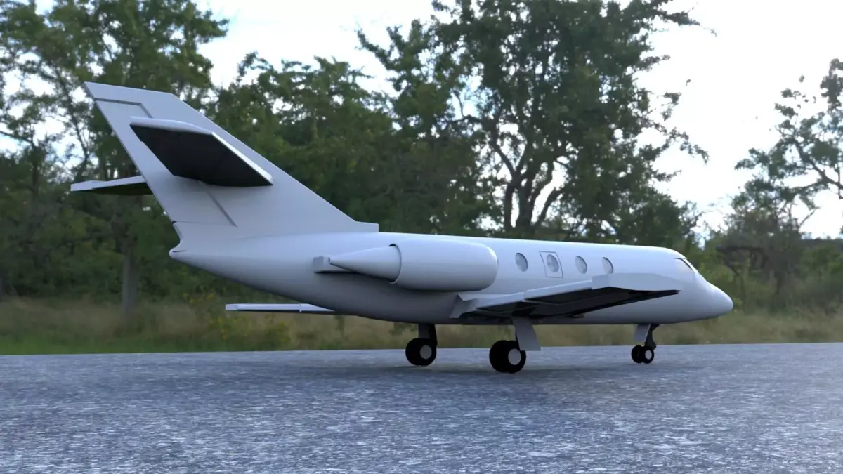 Dassault Falcon 200 3D model