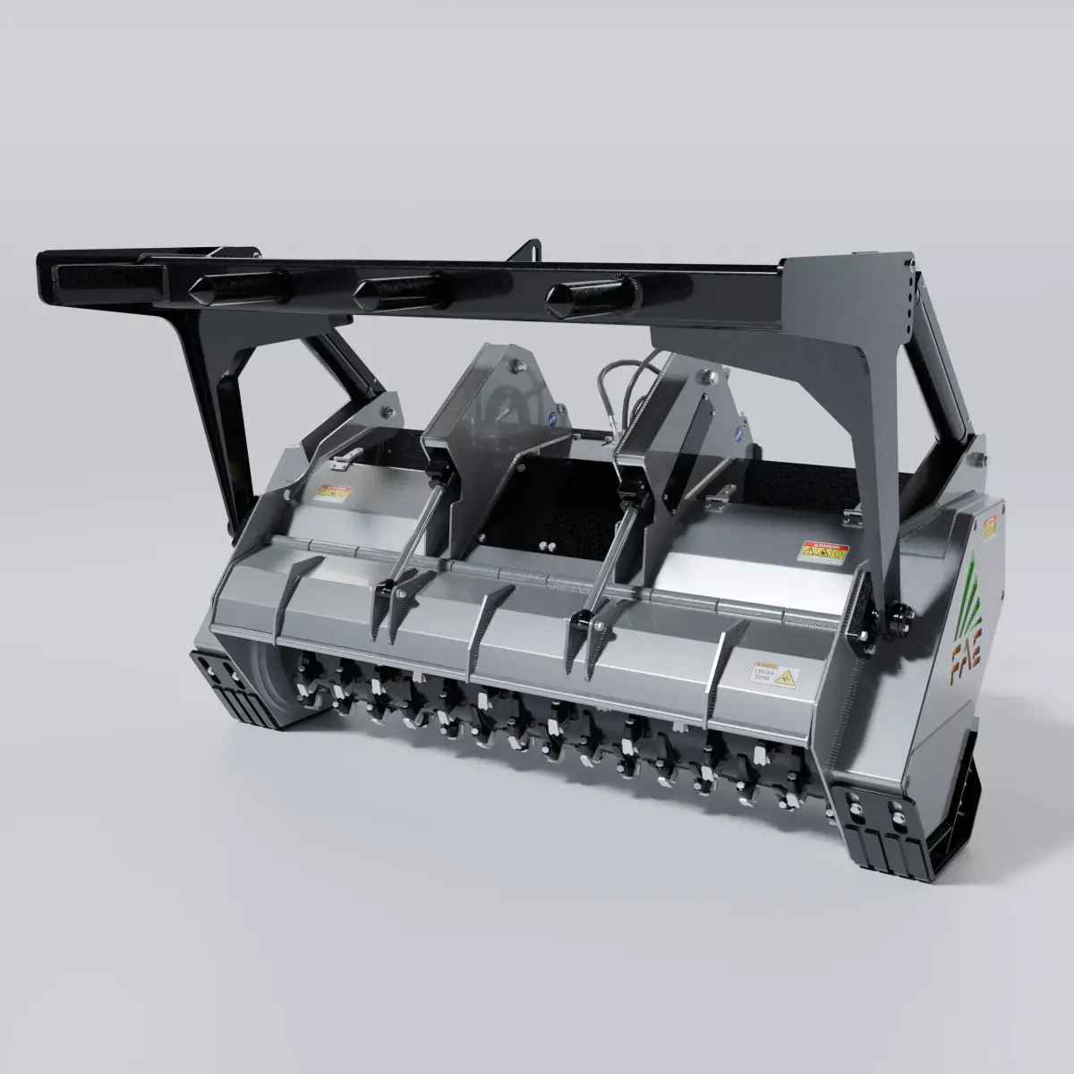 FORESTRY MULCHER 500U 3D MODEL Low-poly 3D model