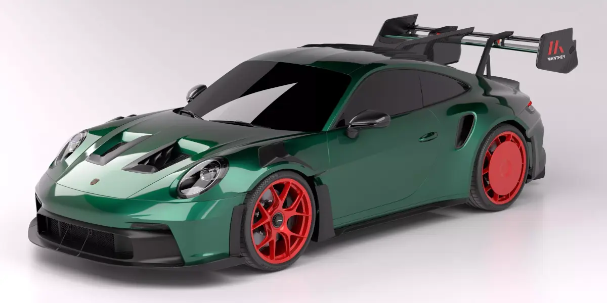 Porsche 992 911 GT3RS MANTHEY 3D model