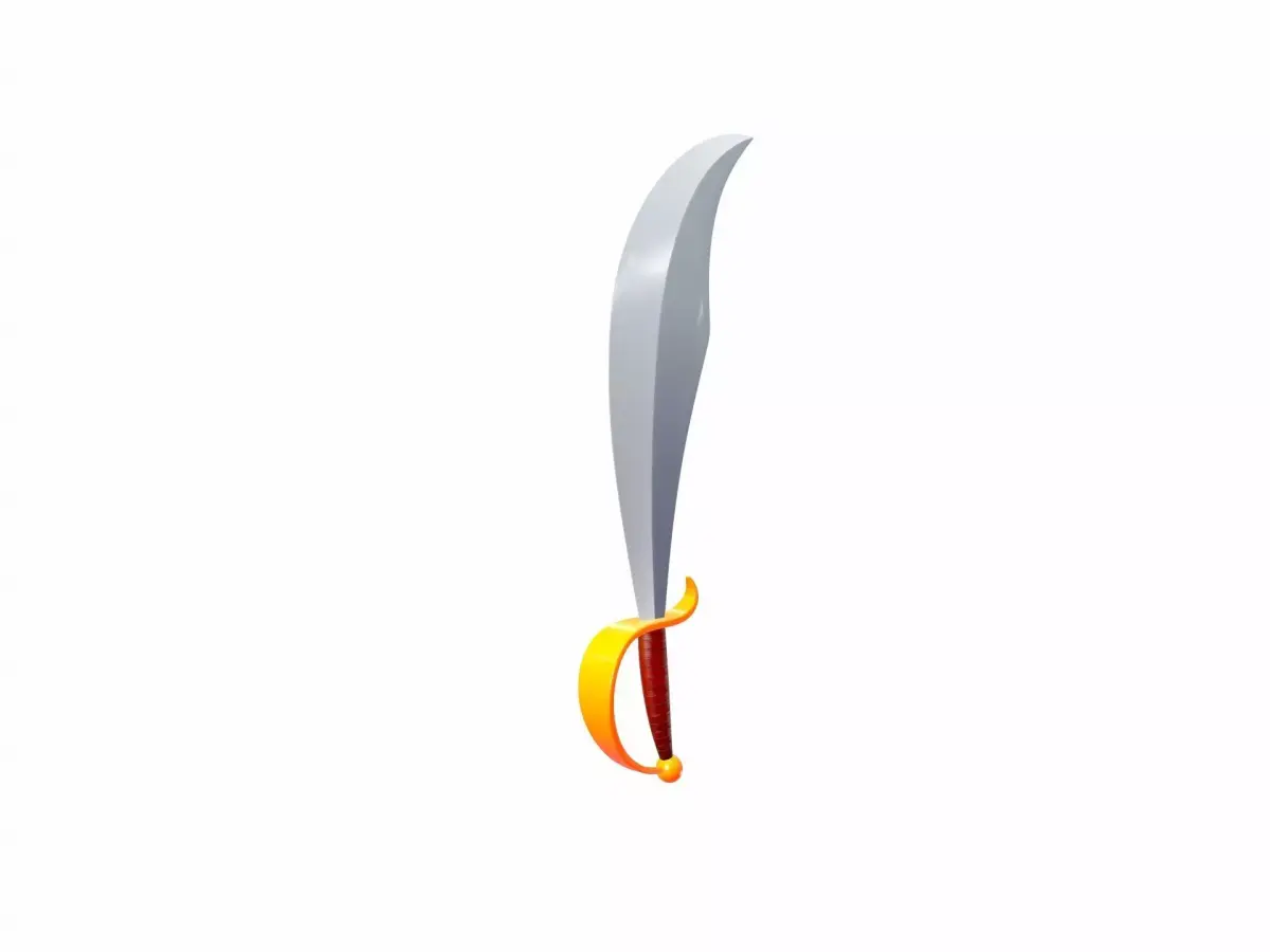 Pirate Sword 3D model