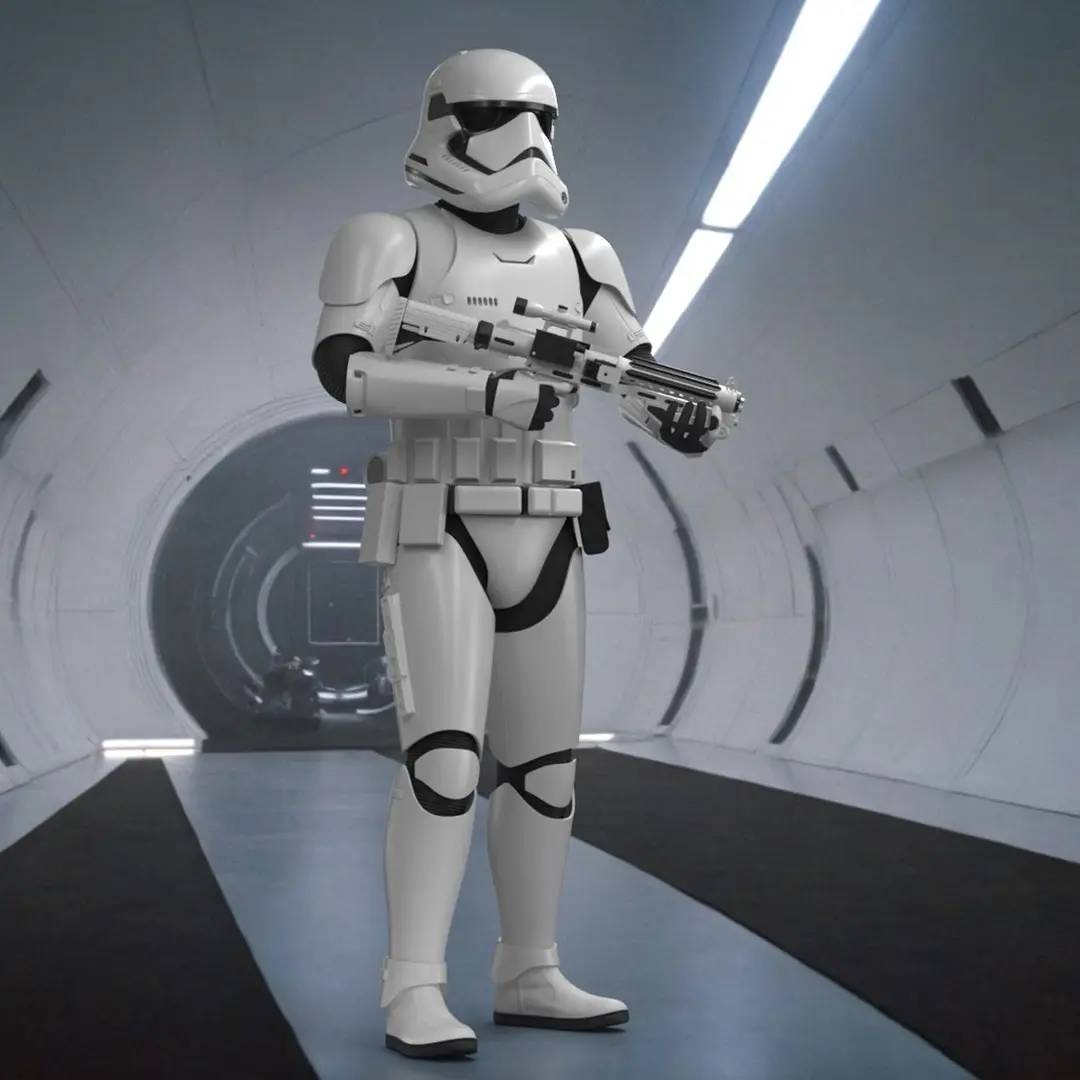  Star Wars Stormtrooper with Blaster Stand Pose 