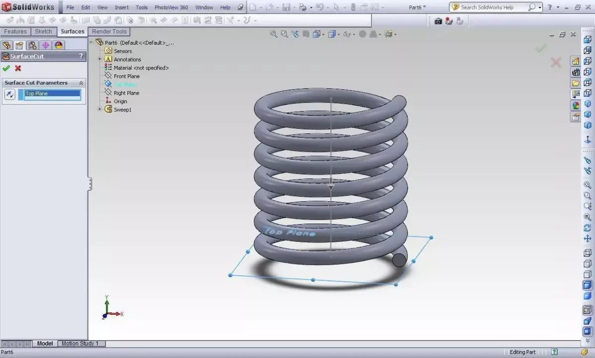 Tutorial How to make an animation for a compression spring in... Free 3D model