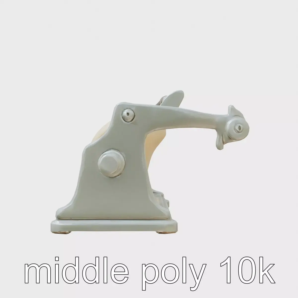 Adjustable Thickness Dough Rolling Machine 3D Model Low-poly 3D model
