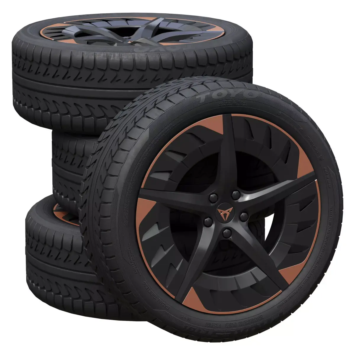 Cupra wheels 3D model