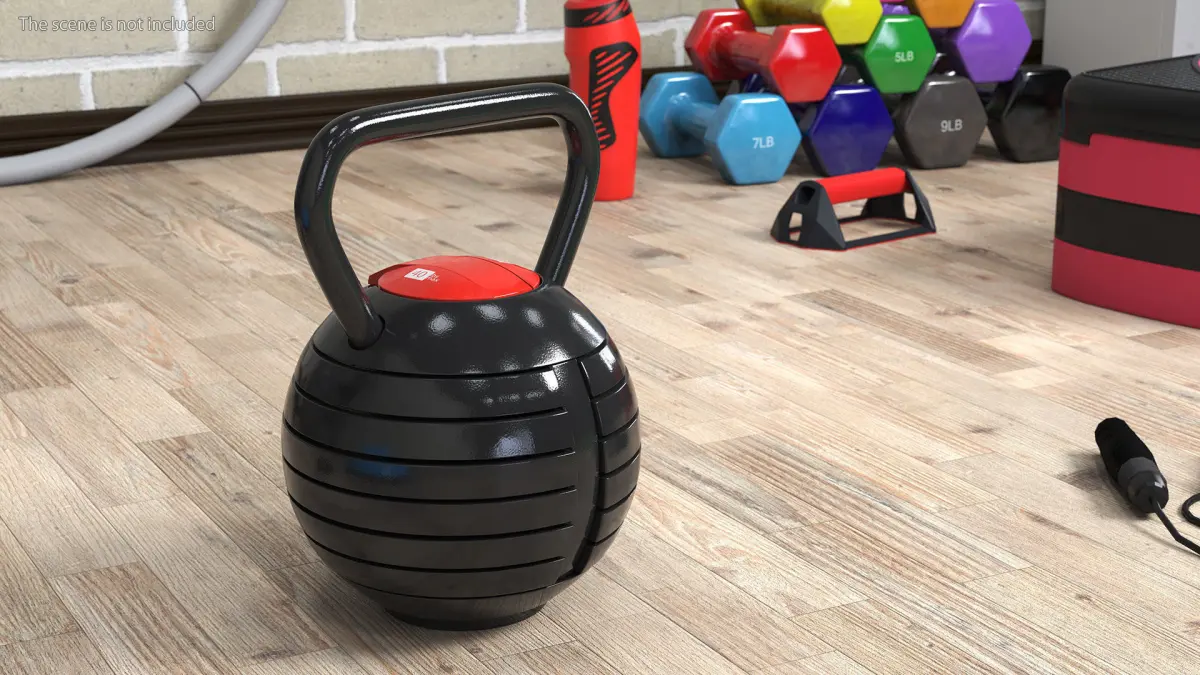 Adjustable Kettlebell 3D model