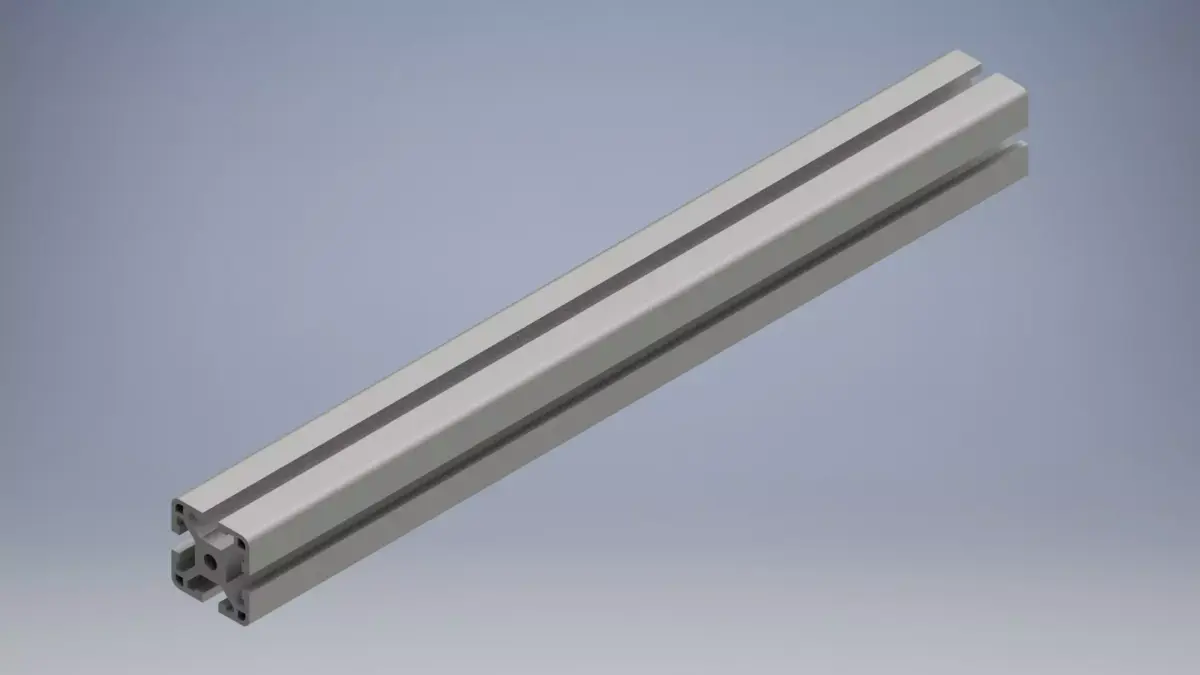 Al profile 3D model