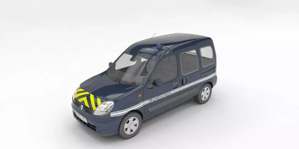 gendarmerie Renault kangoo 3D model