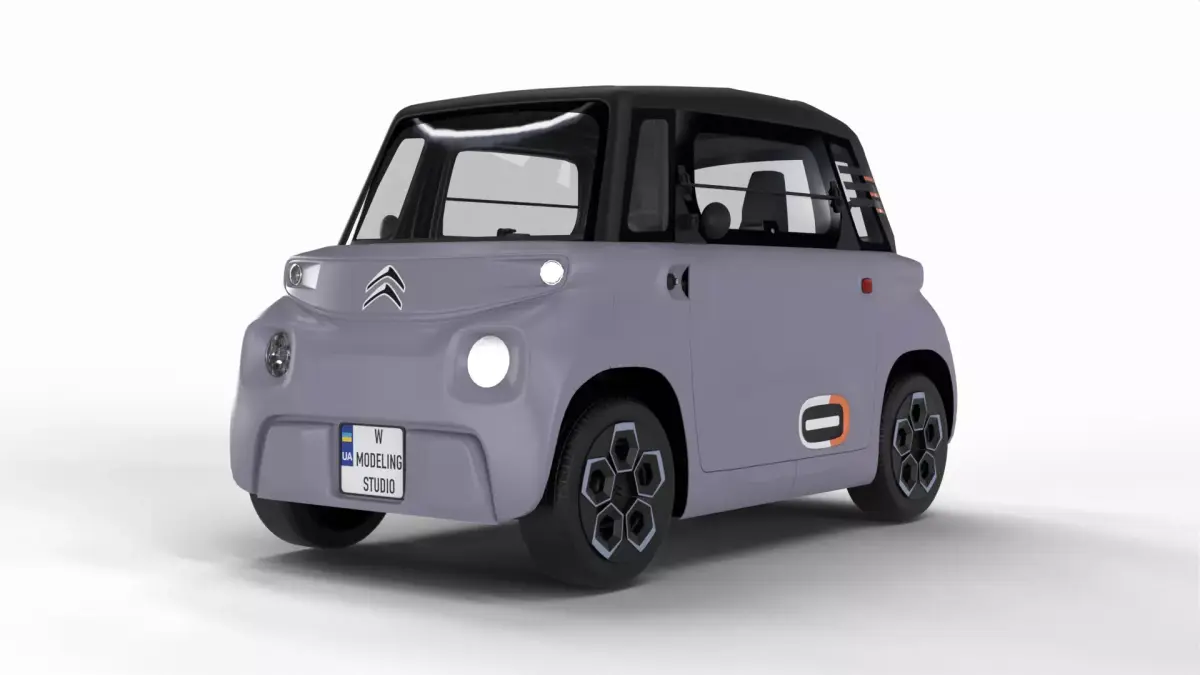 Citroen Ami 2020 3d model 3D model