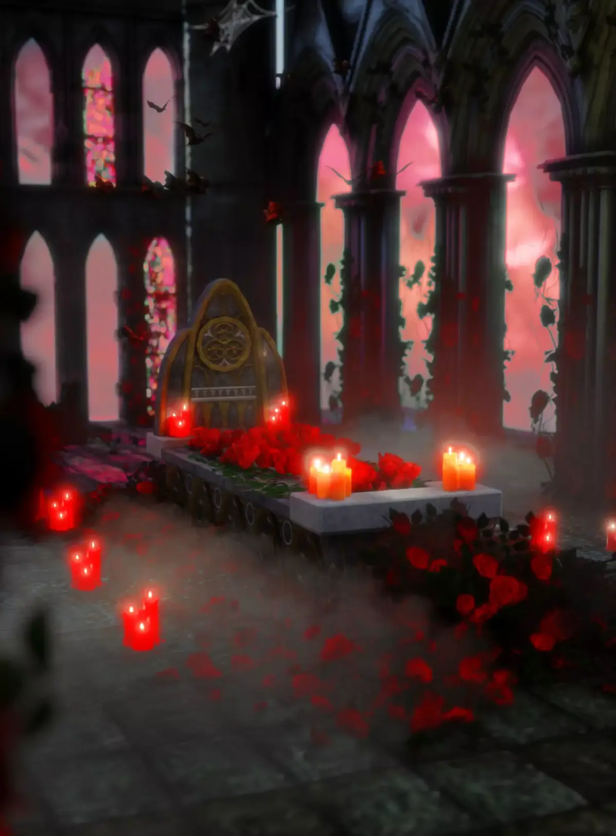 Moonlight Vampire Altar 3D model