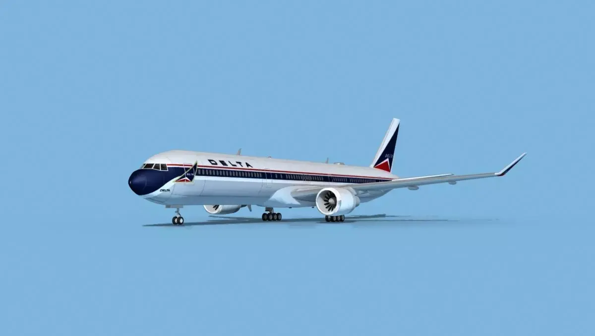 Boeing 767-400 Delta 1 3D model