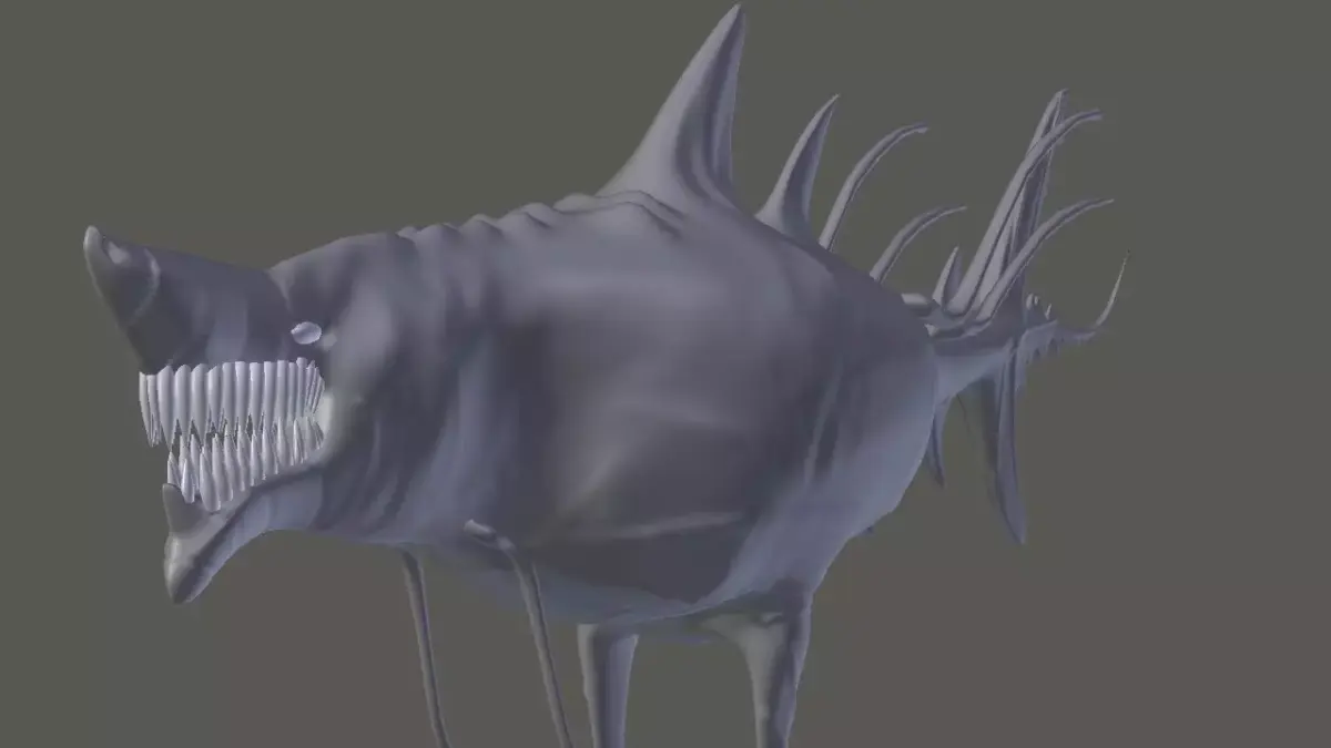 Leviathan 3D Model Normal Poly 3D model