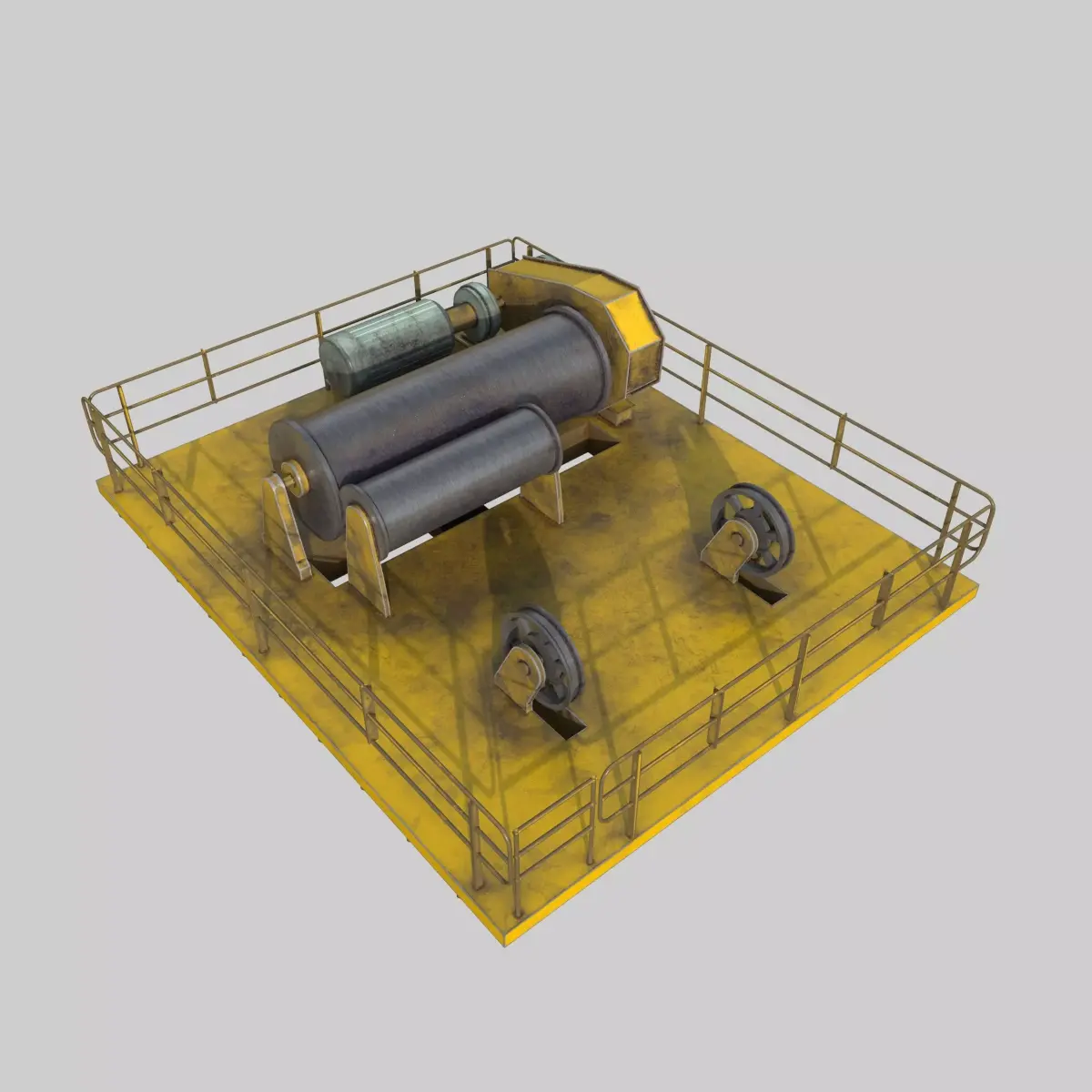 CT Structure Crane Low-poly 3D model