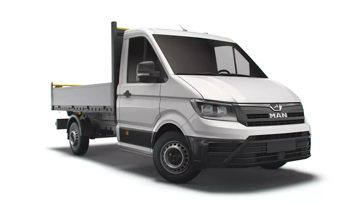 MAN TGE Single Cab Tipper 2021 3D model